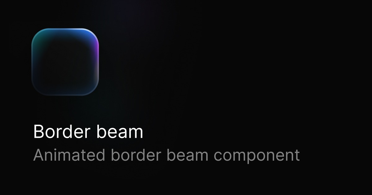 Border Beam preview
