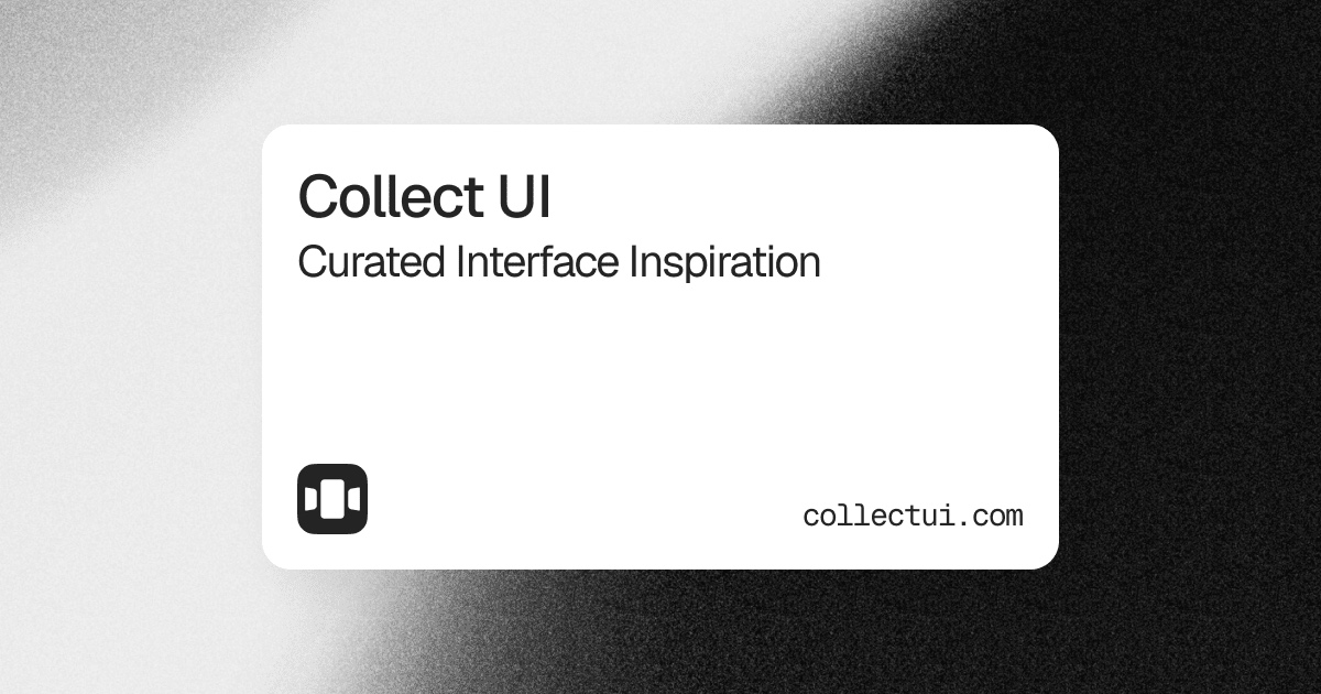 CollectUI preview