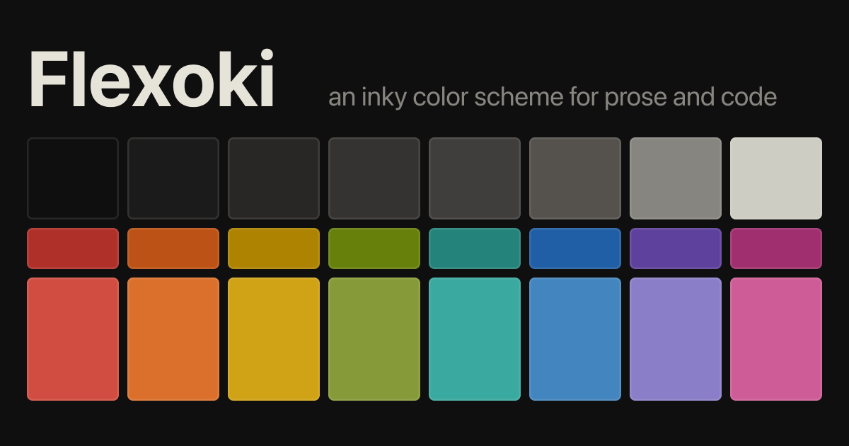 Flexoki preview