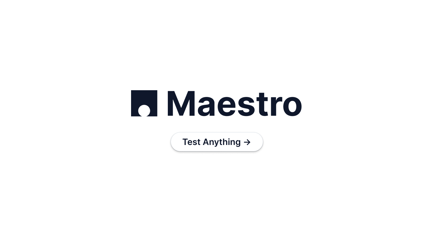 Maestro preview