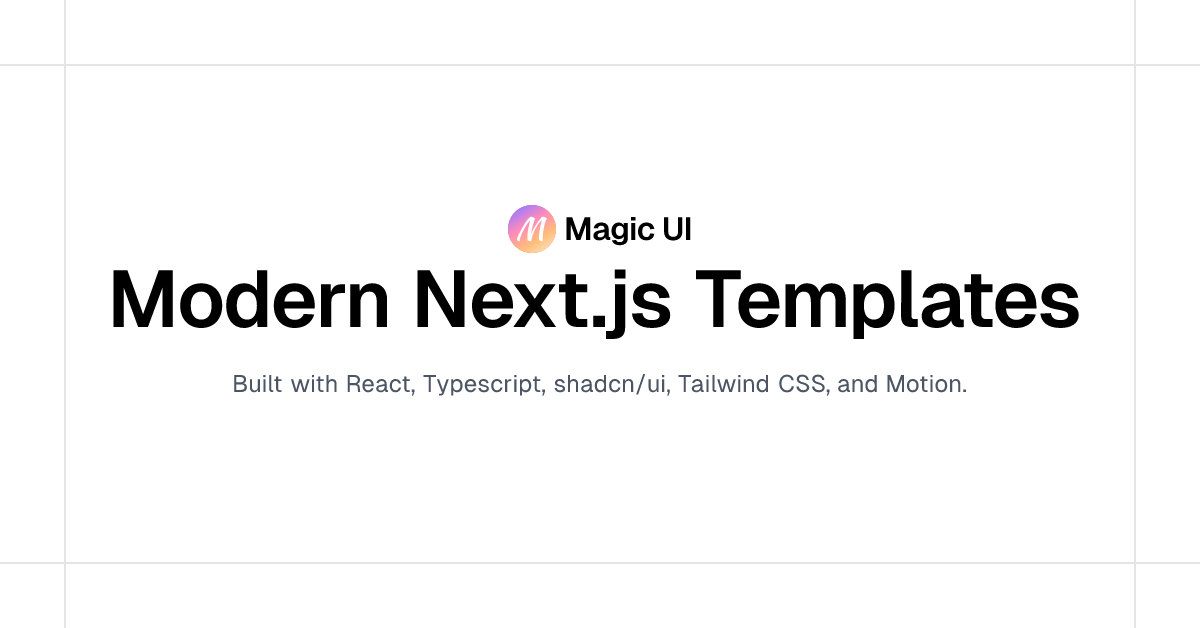 Magic UI preview