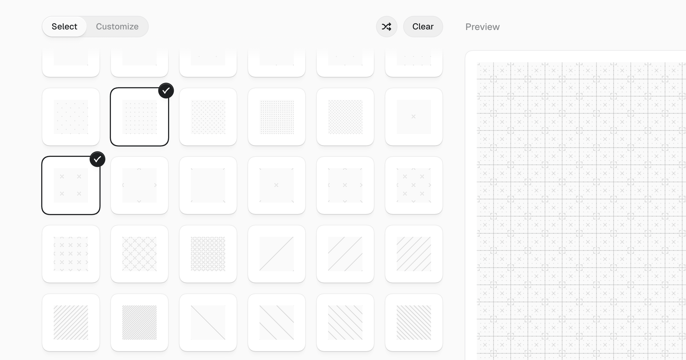 SVG Pattern Generator preview